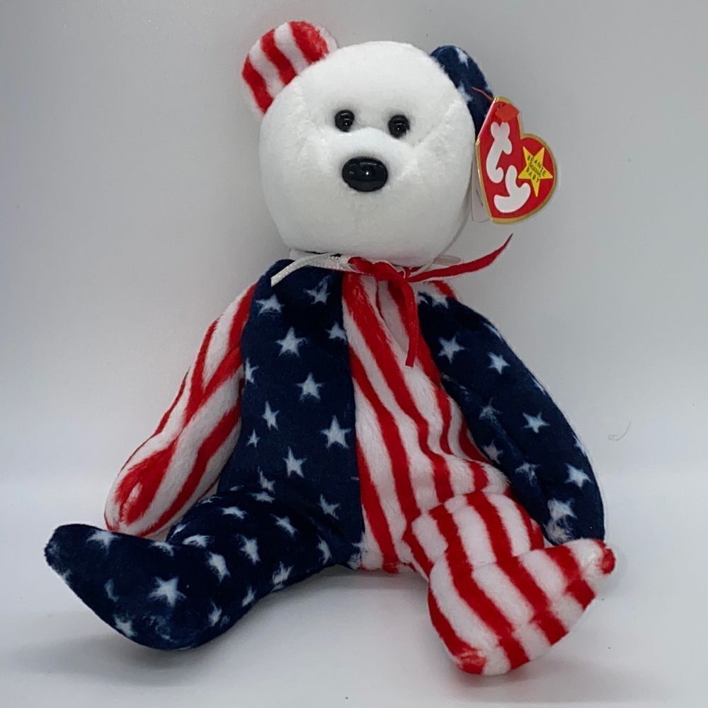 Ty Vintage Beanie Baby Spangle Bear